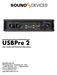USBPre 2. User Guide and Technical Information