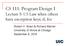 CS 111: Program Design I Lecture 5: US Law when others have encryption keys; if, for