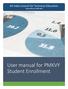 All India Council for Technical Education (Under Ministry of HRD, GOI) User manual for PMKVY Student Enrollment