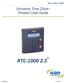 Quick Simple Reliable. Universal Time Clock TM Product User Guide RTC P a g e