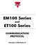 EM100 Series and ET100 Series