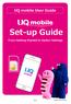 UQ mobile User Guide Set-up Guide From Getting Started to Option Settings