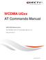 WCDMA UGxx AT Commands Manual