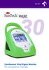 Vet BP. Vet30 VITAL SIGNS. Continuous Vital Signs Monitor for Companion Animals