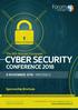 CYBER SECURITY CONFERENCE NOVEMBER
