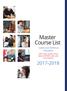 Master Course List. Career and Technical Education. with Texas Student Data System PEIMS Codes and Descriptions