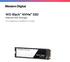 WD Black NVMe SSD Internal SSD Storage. M.2 Desktop Installation Guide