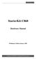 StarterKit-C868 Hardware Manual Preliminary Edition January 2002