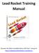 Lead Rocket Training Manual