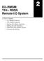 D2 RMSM/ T1K RSSS Remote I/O System