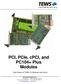 PCI, PCIe, cpci, and PC104+ Plus Modules