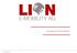 LION E-Mobility AG. Company Presentation