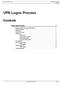 VPN Logon Process. Contents. VPN Logon Process 1