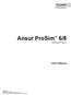 Ansur ProSim 6/8. Users Manual. Software Plug-In