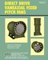 DIRECT DRIVE VANEAXIAL FIXED PITCH FANS