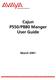 Cajun P550/P880 Manger User Guide