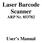Laser Barcode Scanner ARP Nr User s Manual