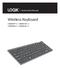 Instruction Manual. Wireless Keyboard LKBWLPP13 / LKBWLPK13 / LKBWLRD13 / LKBWLBL13
