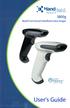 3800g Retail/Commercial Handheld Linear Imager. User s Guide