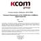 Customer Interface Publication: KCH CIP009. Technical Characteristics of the kbit/s (155Mbit/s) digital leased line