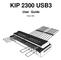 KIP 2300 USB3. User Guide. Version QA.1