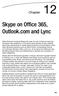 Skype on Office 365, Outlook.com and Lync