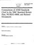 Comparisons of ANSI Standards Cited in the NRC Standard Review Plan, NUREG-0800, and Related Documents