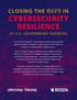 CYBERSECURITY RESILIENCE