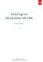 Adobe Sign for MS Dynamics 365 CRM