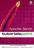 About the Tutorial. Audience. Prerequisites. Copyright & Disclaimer. Apache Bench