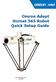 Omron Adept Hornet 565 Robot Quick Setup Guide