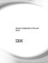 Security configuration of the mail server IBM