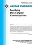 ASHRAE GUIDELINE Specifying Direct Digital Control Systems