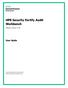 HPE Security Fortify Audit Workbench