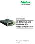 User Guide. SI-Ethernet and Unidrive M - Onboard Ethernet. Part Number: Issue: 3