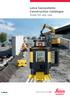 Leica Geosystems Construction Catalogue Tools for any site
