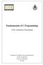 Fundamentals of C Programming CS Introduction to Programming