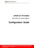 Configuration Guide GPON OLT FD1508GS. GPON Optical Line Terminal Equipment