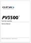 PV3500. Fuel Site Controller. Service Manual OPW Fuel Management Systems Manual M Rev. 1