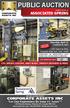 CNC SPRING COILERS, SHOT BLAST, TANDEM GRINDERS & MORE AUCTION CONDUCTED BY: