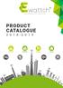 wattch Connected solutions for energy control PRODUCT CATALOGUE