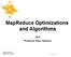 MapReduce Optimizations and Algorithms 2015 Professor Sasu Tarkoma