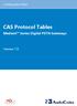 Configuration Note. CAS Protocol Tables. Mediant Series Digital PSTN Gateways. Version 7.0