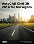 AutoCAD Civil 3D 2014 for Surveyors