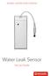 Water Leak Sensor. Set-Up Guide