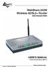 WebShare 242W Wireless ADSL2+ Router A02-RA242-W54