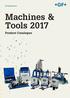 Machines & Tools 2017