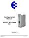 Configuration Manual. 905U-L Wireless I/O. 905U-L Wireless I/O page 1 of 108. Version 1.3