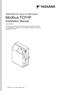 YASKAWA AC Drive-V1000 Option. Modbus TCP/IP. Installation Manual