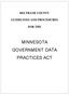 MINNESOTA GOVERNMENT DATA PRACTICES ACT